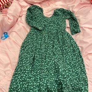 Alice & James green floral dress